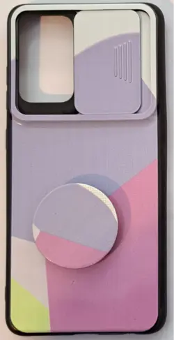 قاب گوشی Samsung A52 / A52Sطرح دار فانتزی ژله محافظ لنزدارکشویی پاپ سوکت دار18کد8728