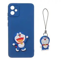 قاب گوشیSamsung Galaxy A05 طرح عروسک برجسته فانتزی با ست آویز کد53/10169