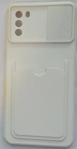 قاب گوشی Xiaomi Redmi Poco M3طرح رنگی جا کارتی محافظ لنزدار کشویی 25/10322