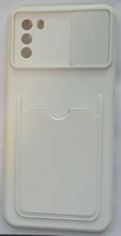 قاب گوشی Xiaomi Redmi Poco M3طرح رنگی جا کارتی محافظ لنزدار کشویی 25/10754