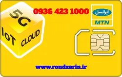 سیم کارت ایرانسل 1000 423 0936