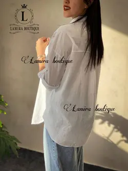 شومیز اسپرت خامه دوزی پولک دوزی اورجینال ترک طرح لاریس