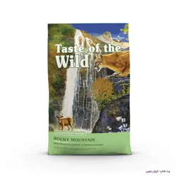 غذای خشک گربه تیست آف د وایلد گوشت گوزن و سالمون دودی Taste of the wild Rocky Mountain
