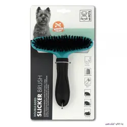 برس دو طرفه سگ و گربه ام پتس M-Pets Double Sided Slicker Brush