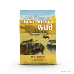 غذای خشک سگ تیست آف د وایلد بلدرچین و اردک Taste of the wild high prairie adult