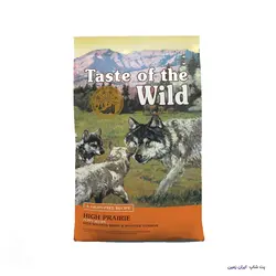 غذای خشک پاپی تیست آف د وایلد گوشت گوزن و بوفالو Taste of the wild high prairie puppy