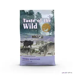 غذای خشک سگ تیست آف د وایلد گوشت گوزن و بوفالو Taste of the wild Sierra mountain