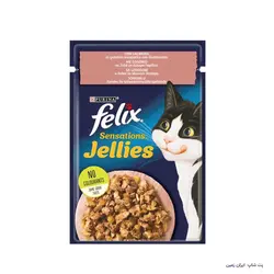 پوچ گربه فلیکس سالمون و میگو Felix Salmon And Shrimp Jelly