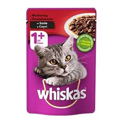 پوچ گربه Whiskas With Beef