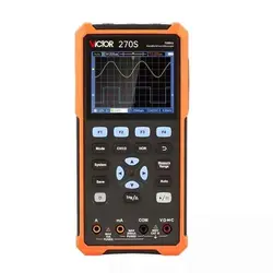 اسیلوسکوپ دستی 70 مگاهرتز دو کانال بهمراه یک کانال فانکشن ژنراتور 25 مگاهرتز مدل Victor-270S