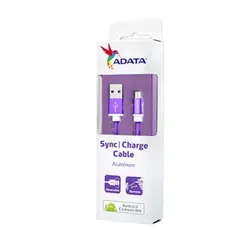 کابل تبدیل USB به microUSB ای دیتا مدل Reversible Aluminum به طول 1 مترADATA Reversible Aluminum USB To microUSB Cable 1m