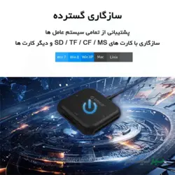 رم ریدر USB 3.0 اوریکو مدل CRS31AOrico Card Reader Model CRS31A