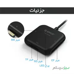 رم ریدر USB 3.0 اوریکو مدل CRS31AOrico Card Reader Model CRS31A