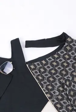 شومیز لینن پولک دوزی یقه جدا کد4455-4