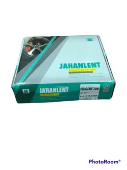 لنت ترمز جلو پژو 206 تیپ 1 و 2 و 3 جهان لنت کاشان کد 23205 صادراتی