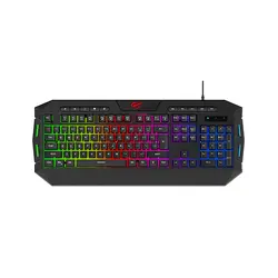 ست حرفه ای سیم دار گیمینگ هویت مدل KB 501C