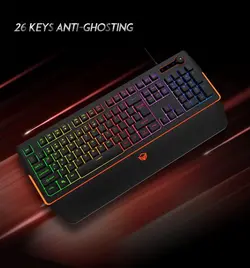 کیبورد سیم دار گیمینگ میشن مدل K9520