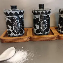 جا ادویه سنگی ست 4 عددی