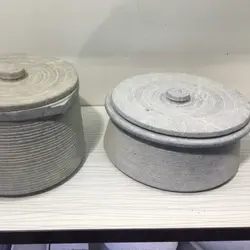 ماهیتابه سنگی طرح خط دار