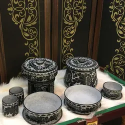 سرویس 11 پارچه سنگی طرح افتابگردان