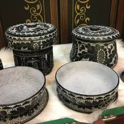 سرویس 11 پارچه سنگی طرح افتابگردان