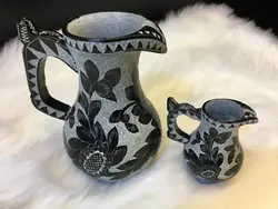 ست پارچ آبلیمو و دوغ خوری سنگی