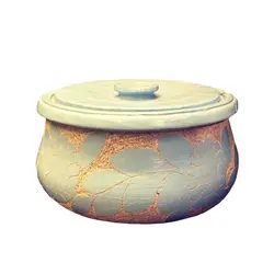 ماهیتابه سنگی طرح قلمزنی شده