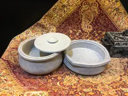 ماهیتابه سنگی طرح گرد