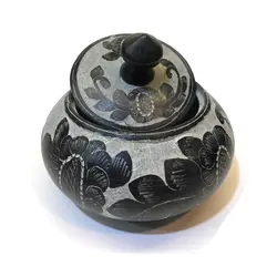 قندان سنگی طرح گل