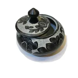 قندان سنگی طرح گل