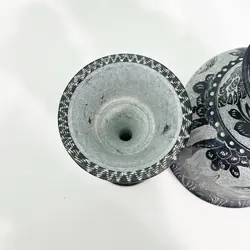قوری سنگی دسته برنج