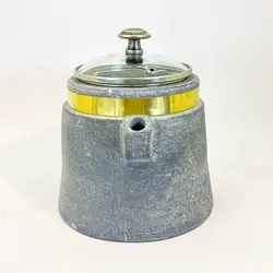 قوری سنگی دسته برنج