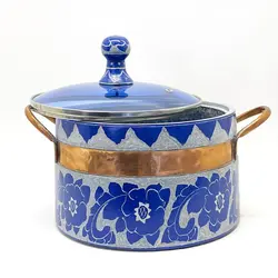 قوری سنگی دسته برنج
