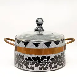 قوری سنگی دسته برنج