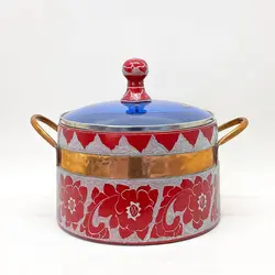 قوری سنگی دسته برنج