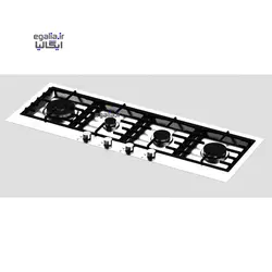 اجاق گاز صفحه ای استیل میکس مدل MB 110 4G