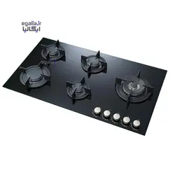 اجاق گاز صفحه‌ ای شیشه ای میکس مدل RG 90 BLACK