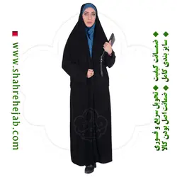 چادر ملی اداری کرپ حریرالاسود شهر حجاب مدل ۸۰۲۸