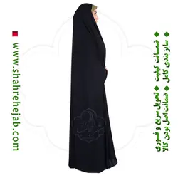 چادر خبرنگاری کرپ کریستال شهر حجاب مدل ۸۰۱۱