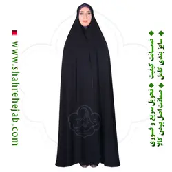 چادر سنتی ایرانی کرپ کریستال شهر حجاب مدل ۸۰۰۷