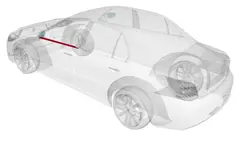 نوار آبگیر شیشه دنا و سمند _ دست کامل