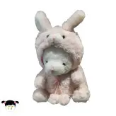 عروسک خرس لباس خرگوشی کد0024