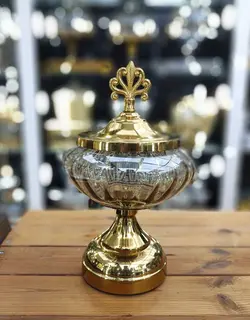 بانکه طلایی شیشه موج دار کد7087