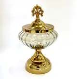 بانکه طلایی شیشه موج دار کد7087