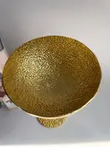 ست شمعدان و کاپ کیک پایه دار فلزی رنگ سیلور کد7010