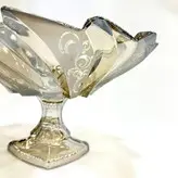 شکلات خوری درب دار شامپاینی لبه اکلیلی مدل الینور کد903