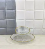 سرویس غذا خوری 33 پارچه سولو لبه طلایی کد008