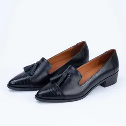 کفش مجلسی زنانه چرم دیمواستایل (کد 301)