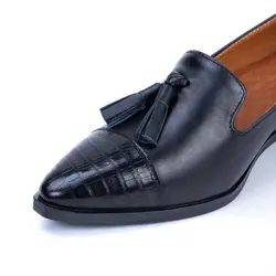 کفش مجلسی زنانه چرم دیمواستایل (کد 301)