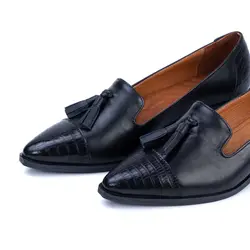 کفش مجلسی زنانه چرم دیمواستایل (کد 301)